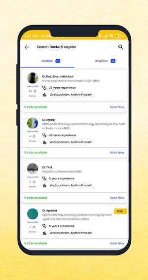 Arogyalayam - For Patient Screenshot 3