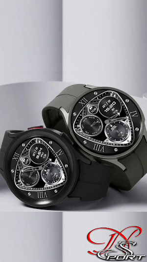 [N-SPORT606]BlackWhite Watch Screenshot 3