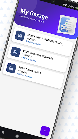 Car Service & Maintenance Log Screenshot 1