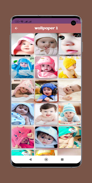 cute baby wallpaper Screenshot 1