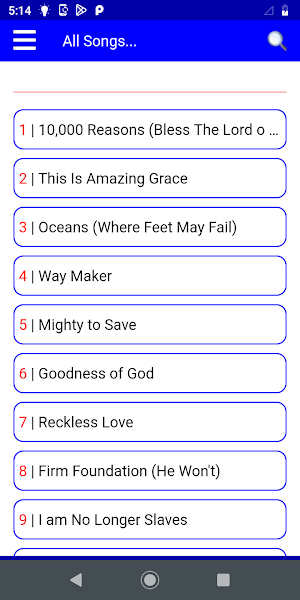 Hymns, Praise & Worship songs Screenshot 1