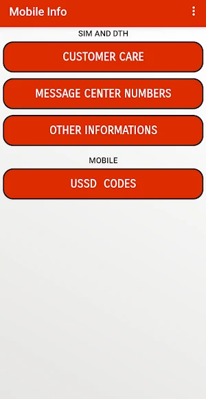 Mobile Info Screenshot 0