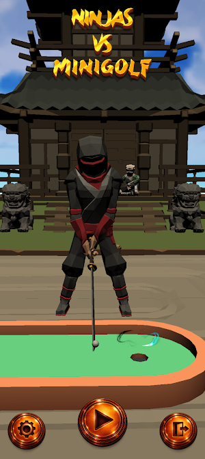 Ninjas VS Mini Golf Screenshot 0
