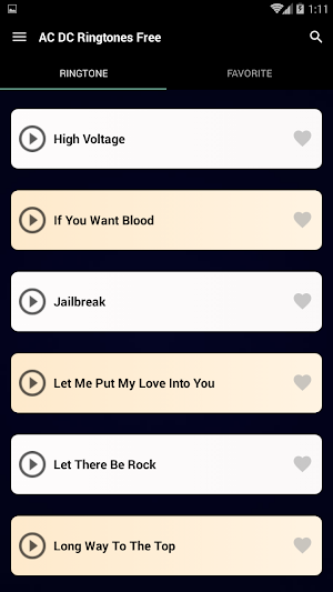 Ac Dc Ringtones Free Screenshot 1