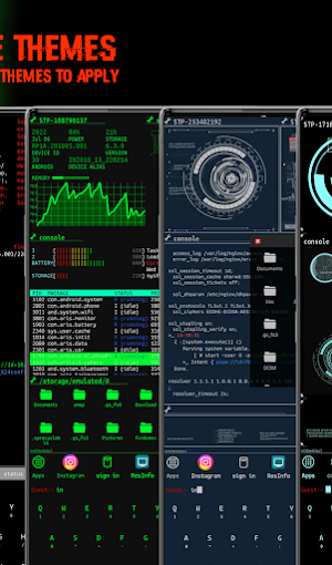 Hacker Matrix Launcher Screenshot 3