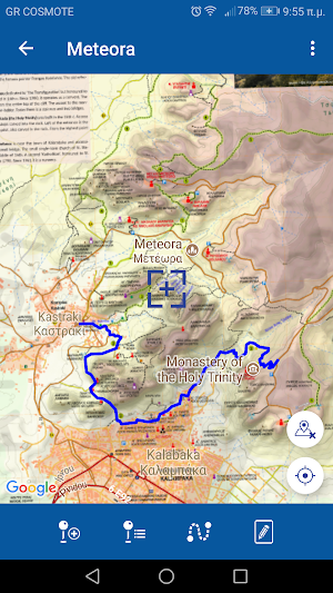 Anavasi mapp - Offline hiking maps of Greece Screenshot 3