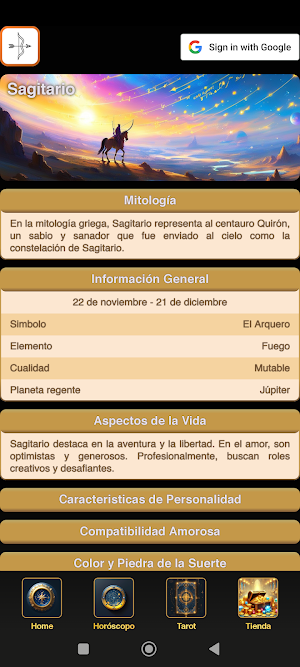 Horoscopo Moon Screenshot 1