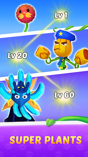 Merge Plants 3D-Garden Defense Screenshot 2