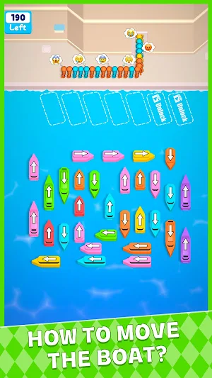 Pick Me Up! - Boat Jam Puzzle Screenshot 2