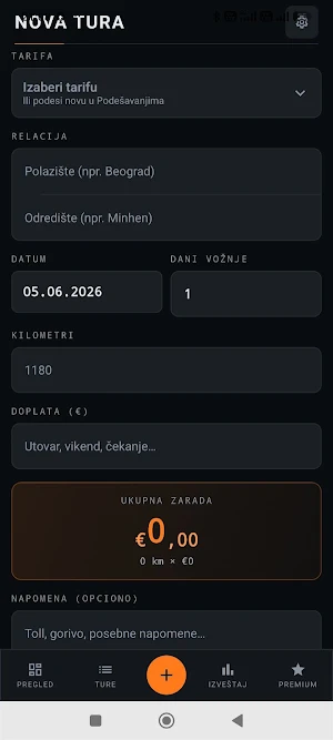 Putni Nalog Screenshot 3
