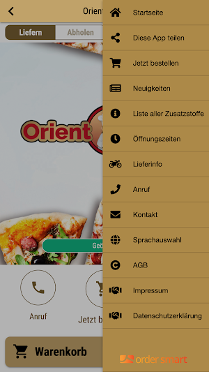 Orient Pizza Screenshot 2