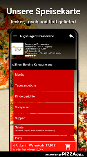 Augsburger Pizzaservice Augsbu Screenshot 3