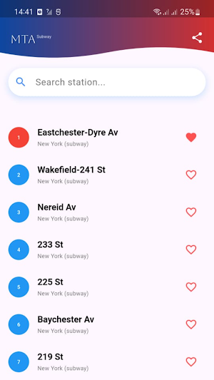 MTA Bus MTA Train Live track Screenshot 2