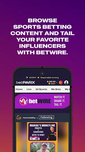 betPARX MD Sportsbook Screenshot 2