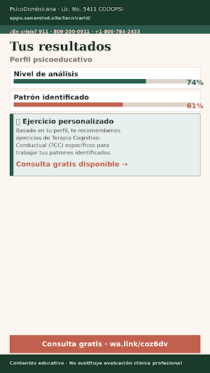 Reconocer Interrumpir Decidir Screenshot 3