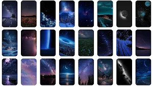 Night Sky & Stars Wallpaper Screenshot 0
