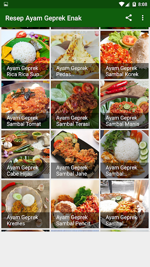 Resep Ayam Geprek Enak Screenshot 2