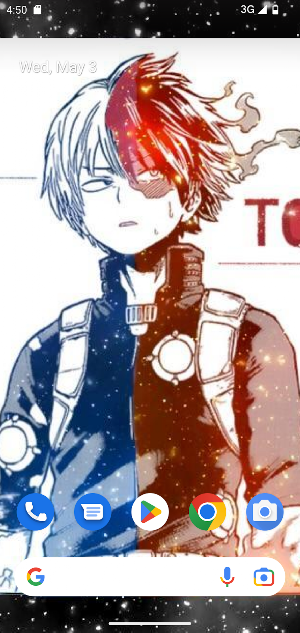 Shoto Todoroki Hero Wallpaper screenshot 7