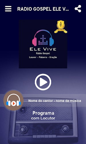 RÁDIO GOSPEL ELE VIVE Screenshot 0