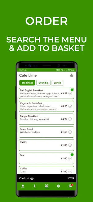 cafe lime Screenshot 1