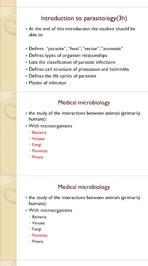 ADVANCE PARASITOLOGY Screenshot 1