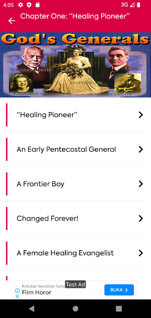 God's Generals - Healing Evag Screenshot 3