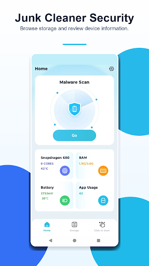 Junk Cleaner Security Screenshot 0