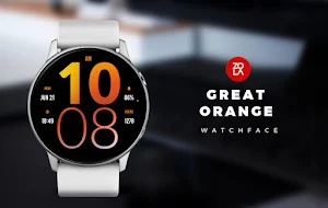 Great Orange Watch Face Screenshot 0