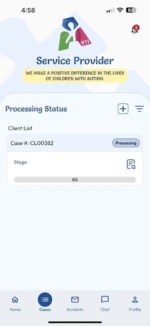 Autism 911 Service Provider Screenshot 1