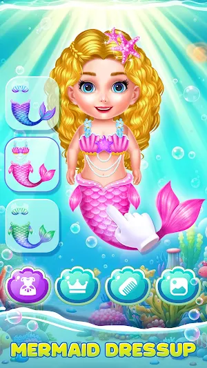 Mermaid Baby Phone Game Screenshot 1
