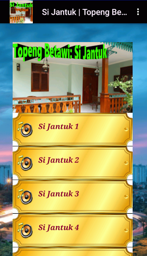 Si Jantuk Topeng Betawi Screenshot 2