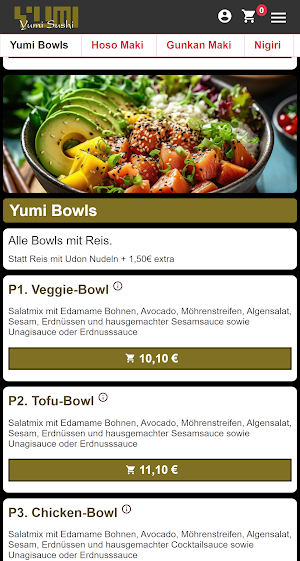 Yumi Sushi Screenshot 2