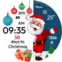 Santa Watch Face Xmas Clock