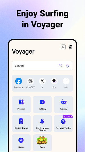 Voyager: AI Swift Browser Screenshot 0