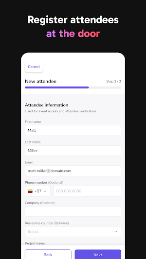 On-Site Beta Screenshot 1