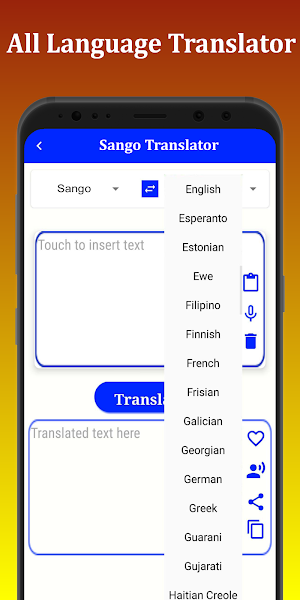 Sango Translator Screenshot 2