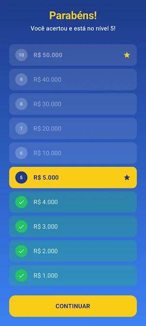 Tudo ou Nada: Quiz e Perguntas Screenshot 2