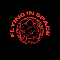 flying in space
