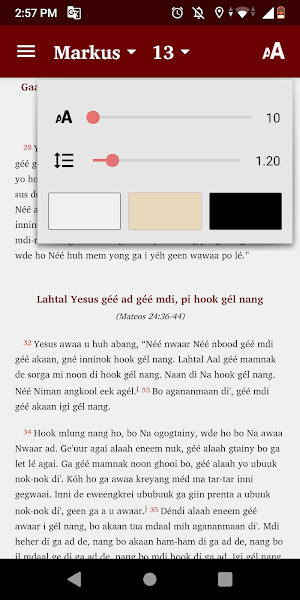 Klon Bible App Screenshot 2