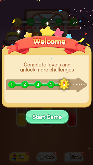 Bottle Sort: Water Puzzle Game Screenshot 0