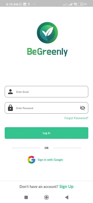 BeGreenly Screenshot 1