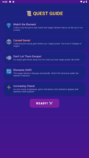Gem Rush Quest Screenshot 1