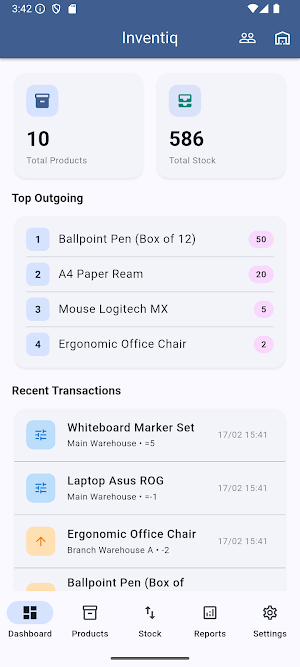Inventiq - Inventory Manager Screenshot 0