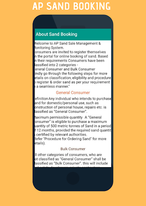 Sand Booking Online Andhrapradesh Screenshot 3