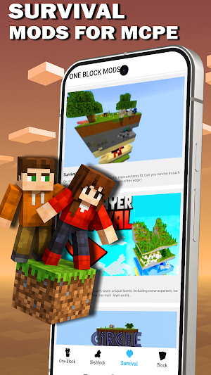 One Block Mod for Minecraft PE Screenshot 3