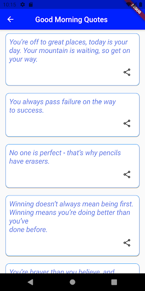 Good Morning Status  messages Screenshot 1