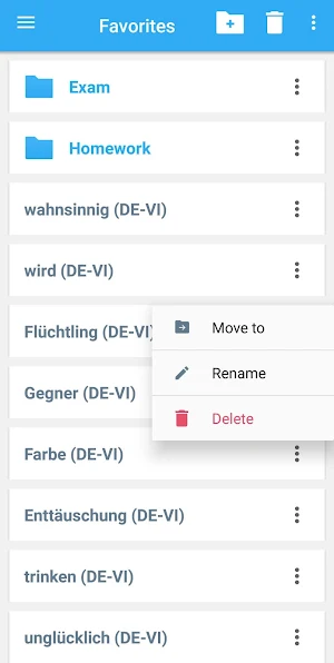 Vietnamese-German Dictionary Screenshot 2