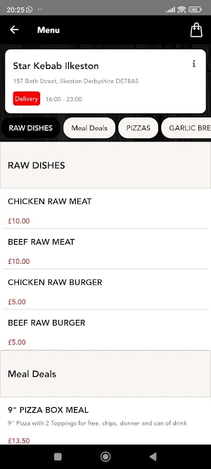 Star Kebab Ilkeston Screenshot 0
