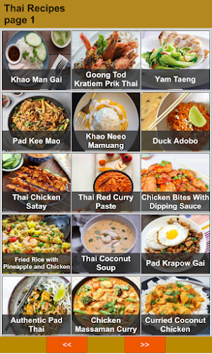 Thai Recipes Offline Screenshot 0