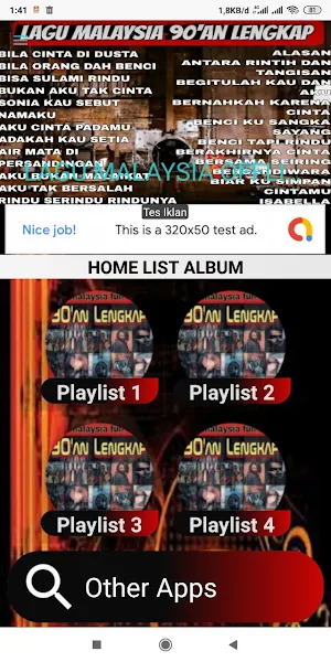 Lagu Malaysia Lengkap Offline Screenshot 1